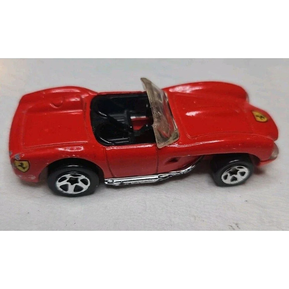 1990 Hot Wheels FERRARI 250 TR Red Black Interior Thailand